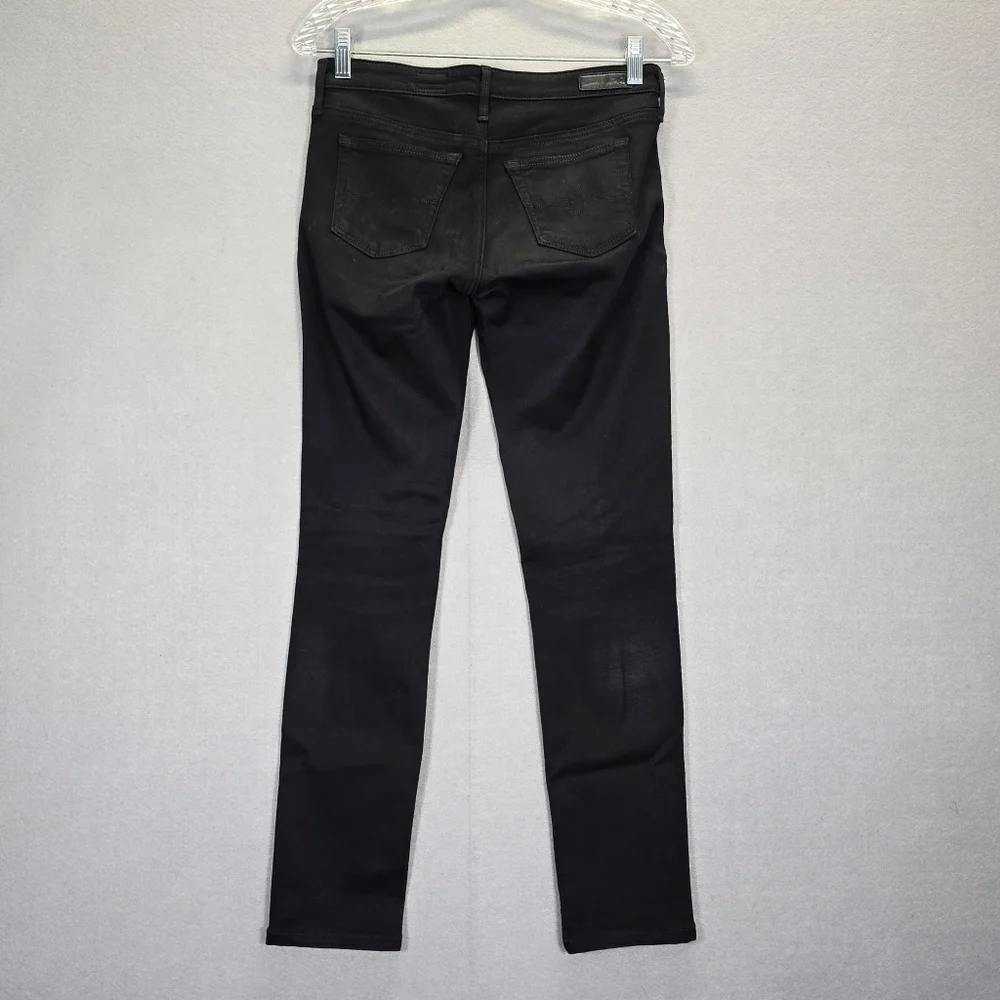 AG Adriano Goldschmied The Farrah Skinny Ankle High Rise Black Casual Size 25
